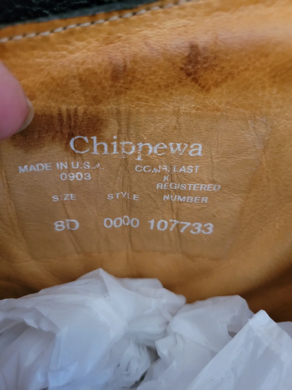 Chippewa classic black
